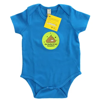Babystrampler Kacke