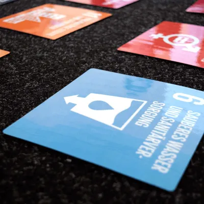 Klobalisierte Welt Schulungen – SDG 6 Karte